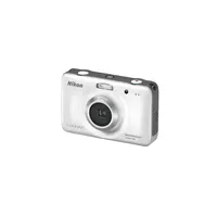 Nikon Coolpix S30 Fehér 10MP digitális fényképezőgép illusztráció, fotó 1