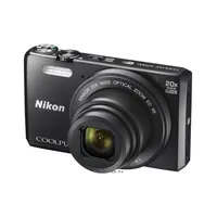 Nikon Coolpix S7000 Fekete digitális fényképezőgép illusztráció, fotó 1