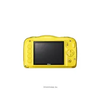 Fényképezőgép Nikon Coolpix S33 Sárga digitális illusztráció, fotó 2