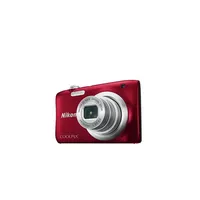 Nikon Coolpix A100 Vörös digitális fényképezőgép illusztráció, fotó 1