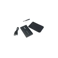 Vipower 2,5 USB2 alu külső ház,SATA,fek illusztráció, fotó 2
