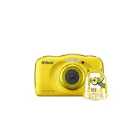 Nikon Coolpix W100 Sárga digitális fényképezőgép hátizsák kit illusztráció, fotó 1