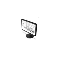 tervezői monitor, fekete, DVI, HDMI, 1000:1 valós contrast illusztráció, fotó 3