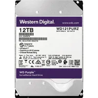 12TB 3.5" HDD SATA3 Western Digital Purple 256MB 7200RPM WD121PURZ Technikai adatok