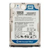 500GB 2.5  Laptop HDD SATA 5400rpm WD Scorpio Blue illusztráció, fotó 2