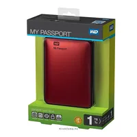 My Passport 500GB, 2.5  külső HDD, piros illusztráció, fotó 2