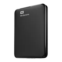 1TB külső HDD 2,5  Western Digital Elements fekete illusztráció, fotó 2