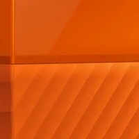 2TB külső HDD 2,5  WD My Passport NEW! Orange illusztráció, fotó 3