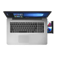 ASUS laptop 17,3  FHD i5-7200U 4GB 1TB Nvidia-940MX-2GB Ezüst illusztráció, fotó 3