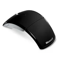 Egér USB Microsoft ARC Mouse Fekete illusztráció, fotó 1