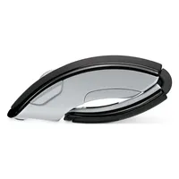 Egér USB Microsoft ARC Mouse Fekete illusztráció, fotó 3