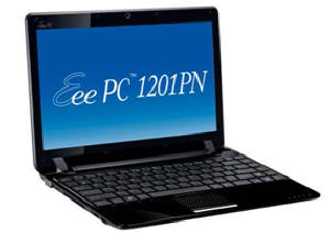 Az új Asus Eee PC™ Seashell 1201PN multimédiás netbook