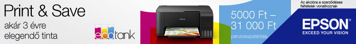 Takarítsa meg a tintaköltség akár 90%-át! Epson promóció a Klick Computernél!