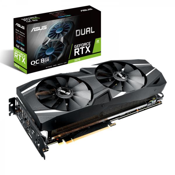 VGA RTX2070 ASUS videokártya nVidia DUAL-RTX2070-A8G DDR6  8GB Vásárlás DUAL-RTX2070-A8G Technikai adat