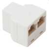 UTP Y elosztó 8P8C Y adapter 2 aljzat + 1 dugó UTP Y elosztó 8P8C Y adapter 2 aljzat + 1 dugó