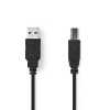 USB nyomtató-kábel 2m USB2.0 A-B apa anya USB nyomtató-kábel 2m USB2.0 A-B apa anya