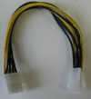 Kábel 4PIN -> 8PIN tápátalakító CPU-hoz (VGA-hoz nem jó) Kábel 4PIN -> 8PIN tápátalakító CPU-hoz (VGA-hoz nem jó)
