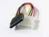Kábel Táp átalakító 5,25 molex => SATA Kábel Táp átalakító 5,25 molex => SATA